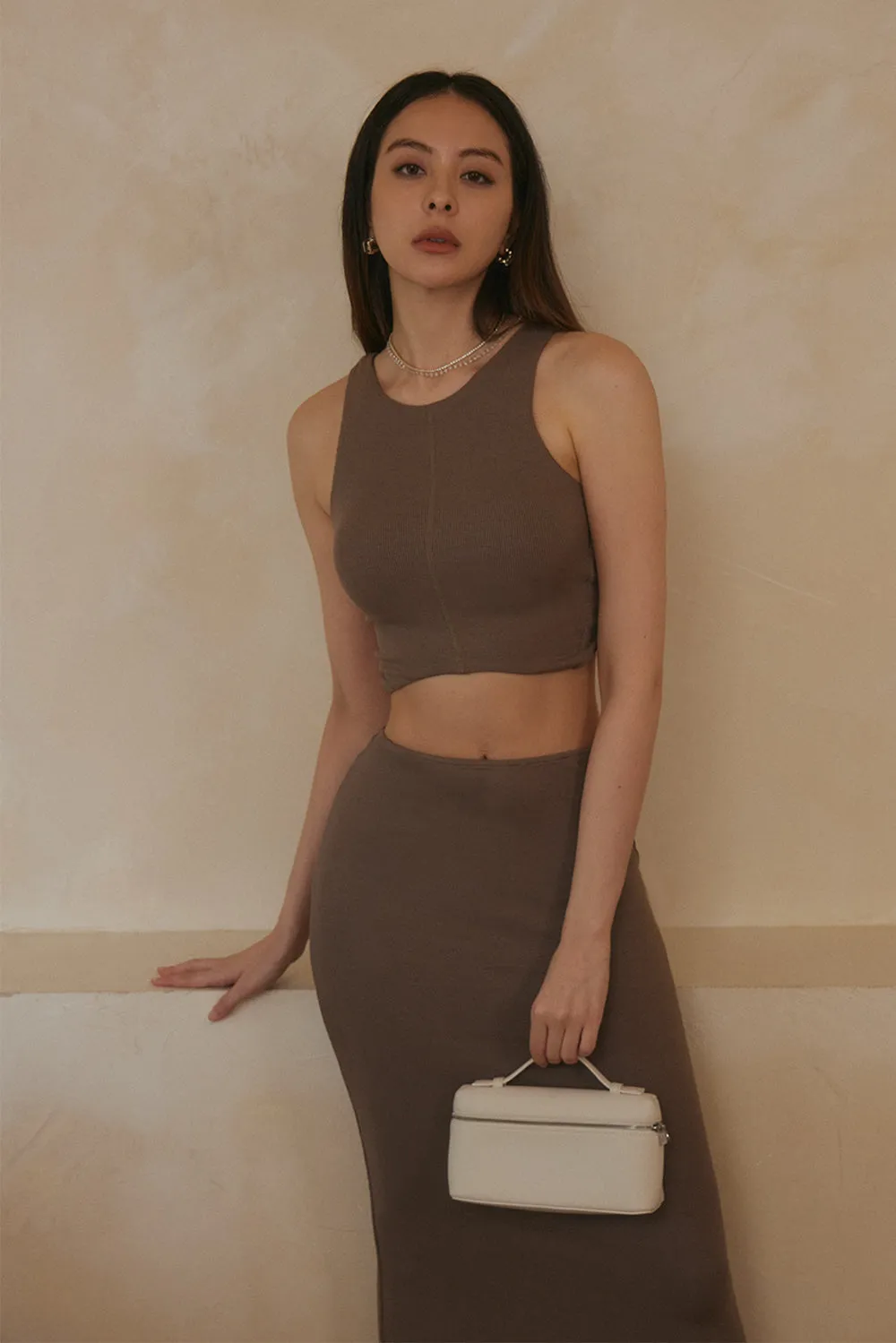 一見鍾情羅紋 BraTop<br>ELEGANT RIB KNIT BRA TOP
