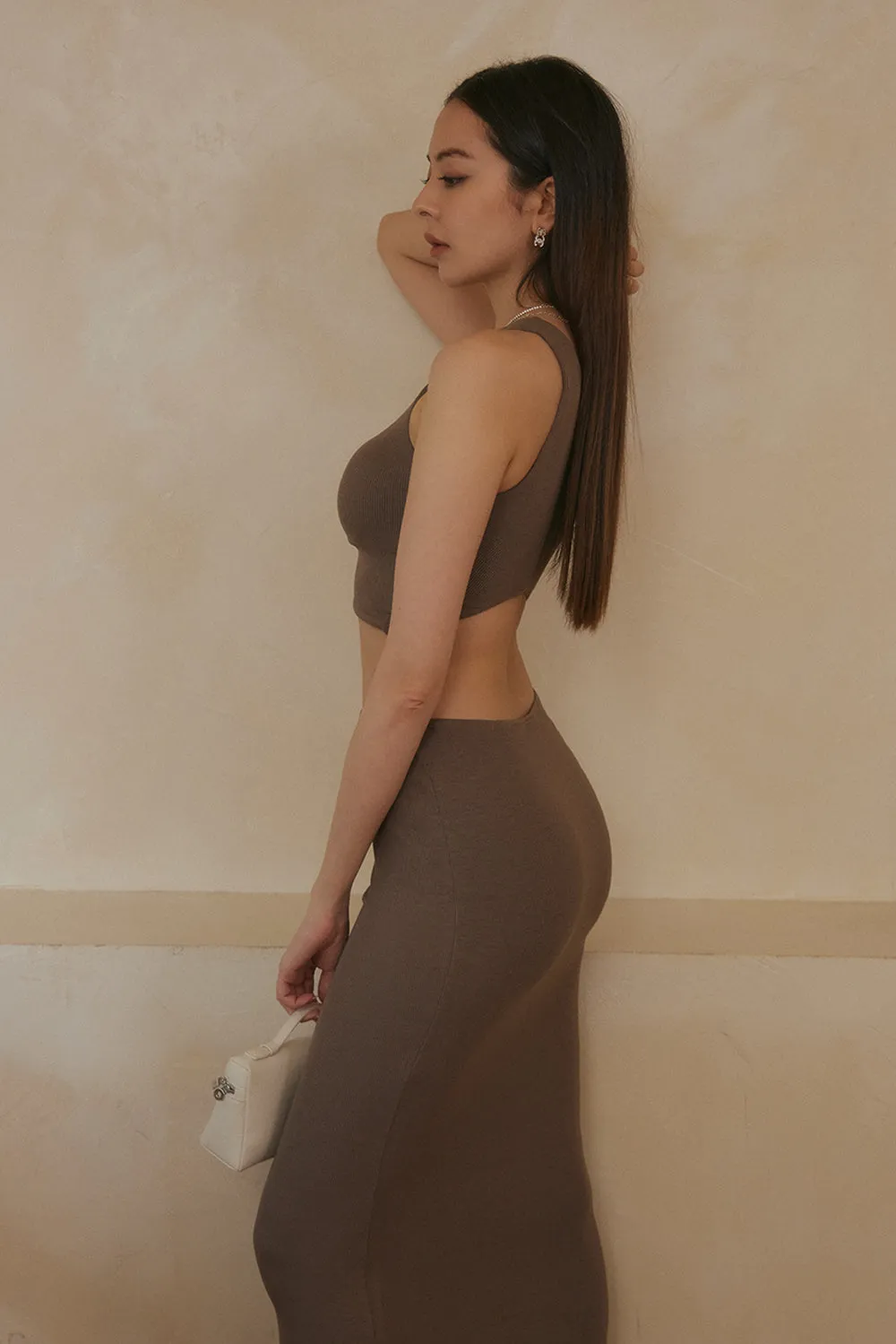 一見鍾情羅紋 BraTop<br>ELEGANT RIB KNIT BRA TOP