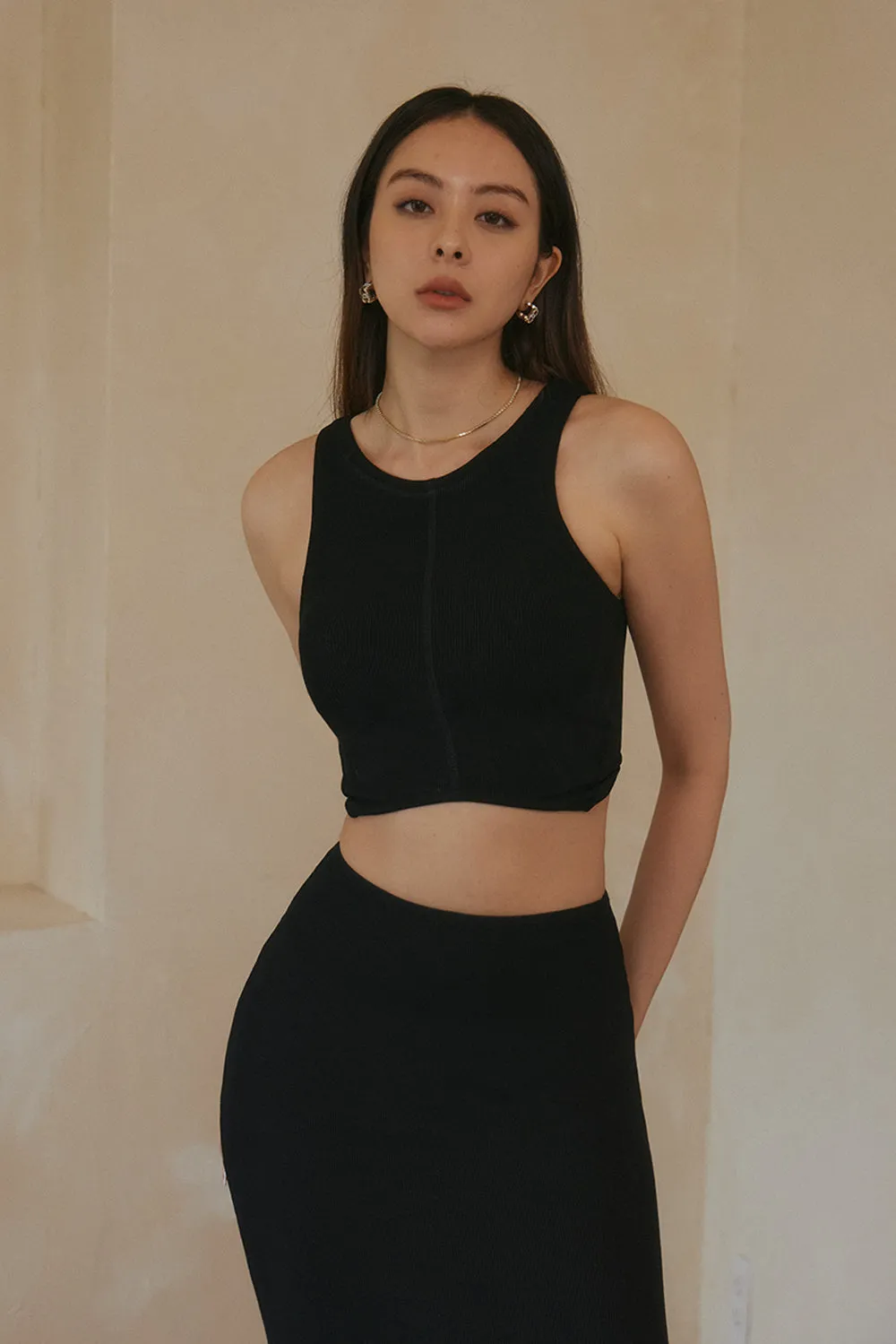 一見鍾情羅紋 BraTop<br>ELEGANT RIB KNIT BRA TOP