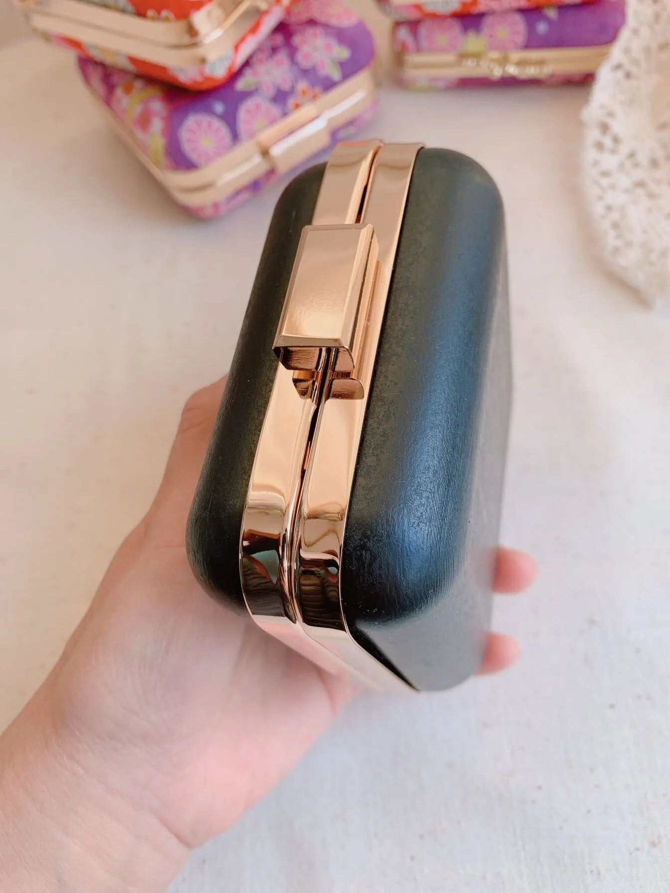 10cm(4") Box Purse Frame Clutch Bag Glue-In Purse Frame