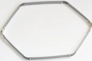 15.7" Retro Metal Purse Frame Flex Internal Purse Frame Large Purse Frame 40cm x 1.4cm