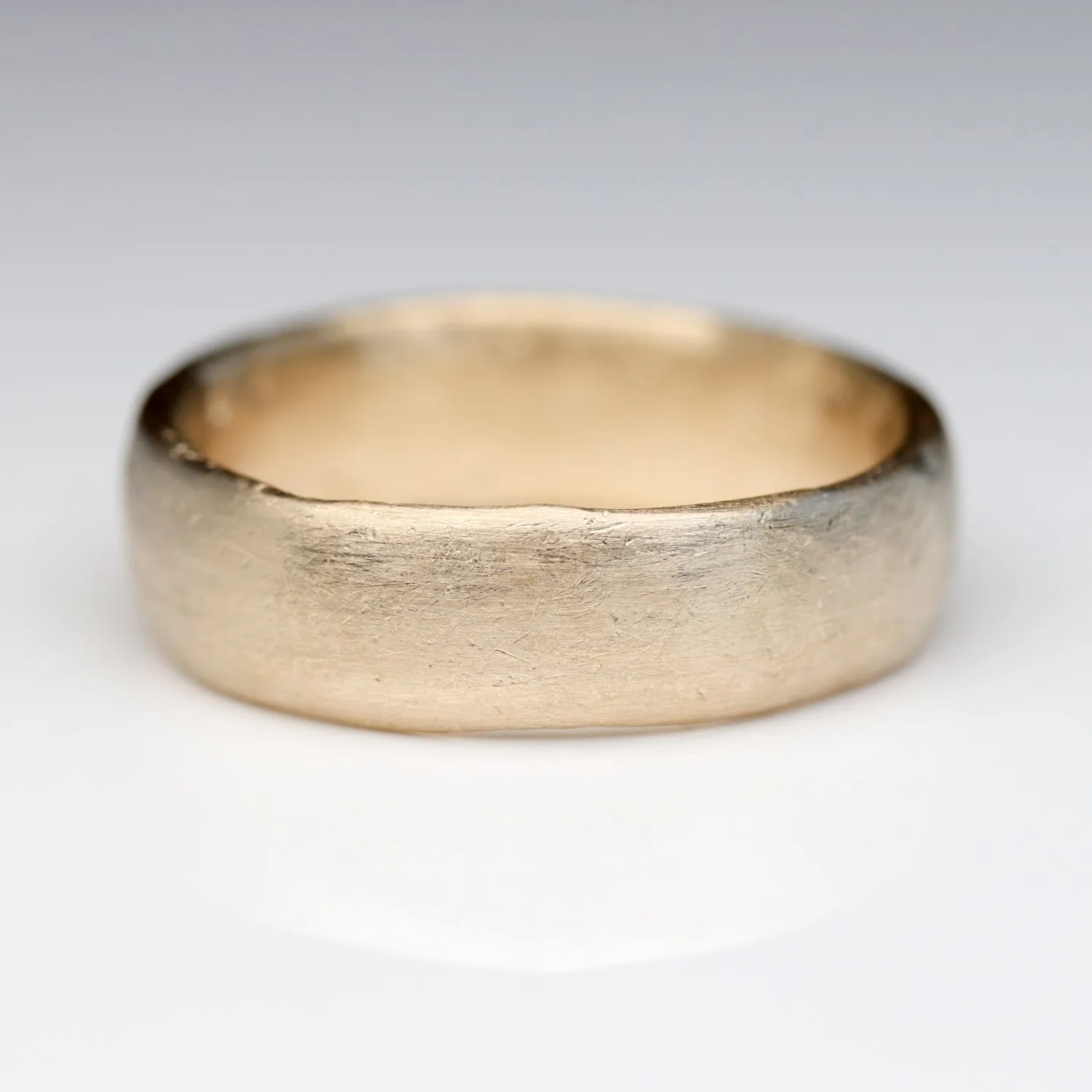 6mm Chunky Ancient Textured Band •