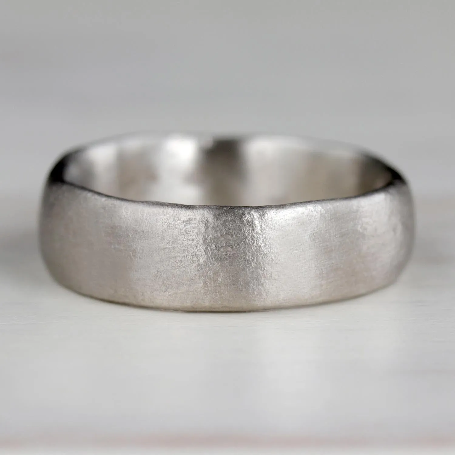 6mm Chunky Ancient Textured Band •