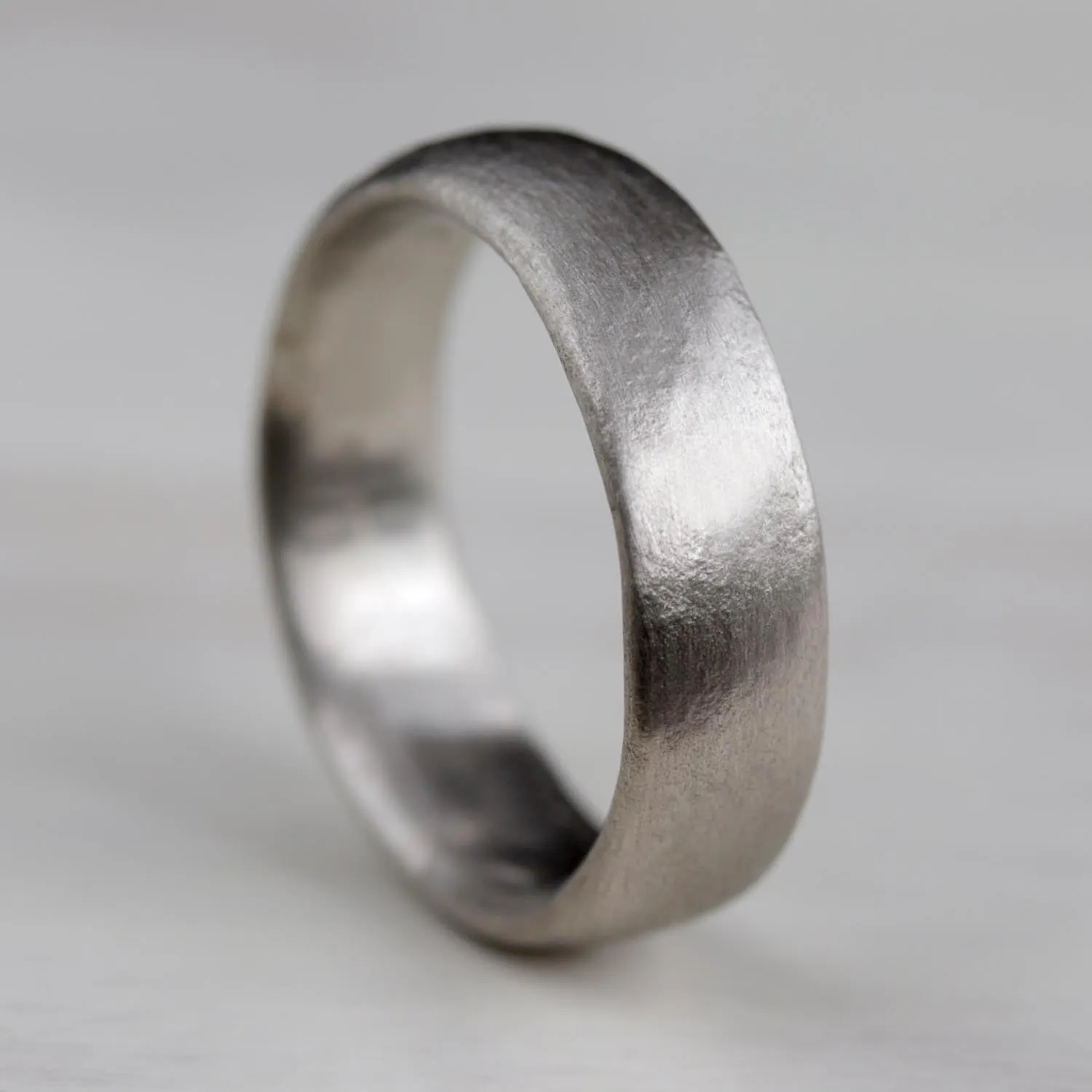 6mm Chunky Ancient Textured Band •
