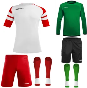 ACERBIS KEMARI KIT BUNDLE WHITE RED