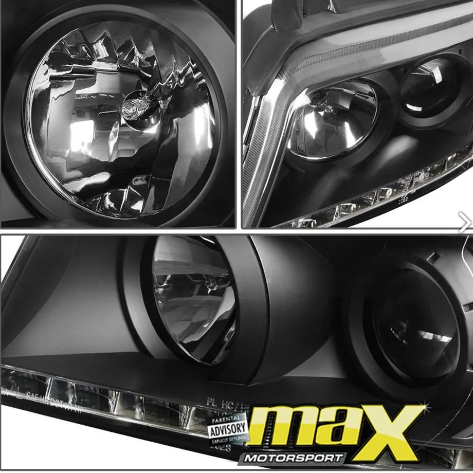 Audi A4 B5 (99-01) Black LED Projector Headlights