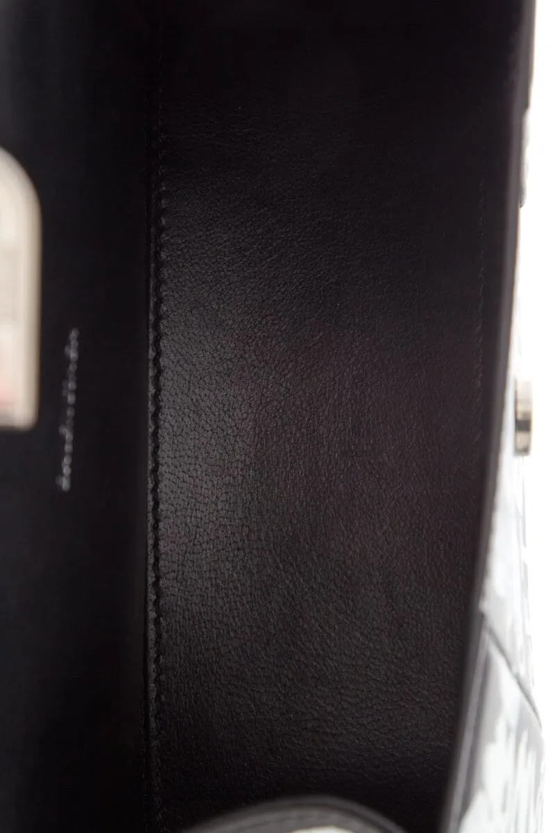 Balenciaga Black & White Hourglass Graffiti Handbag