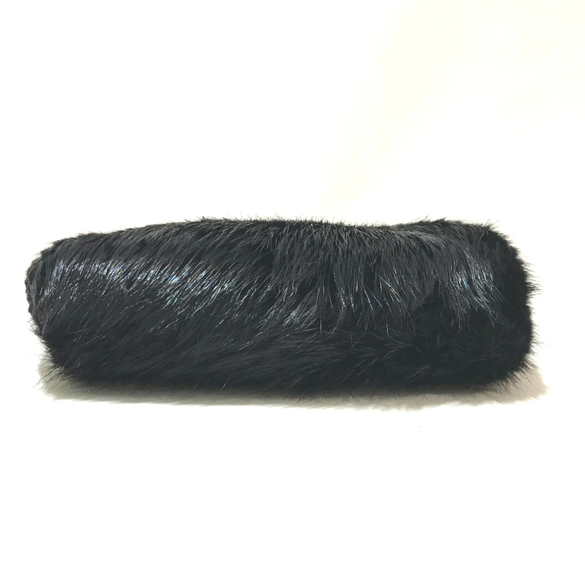Balenciaga Black Fur Bag
