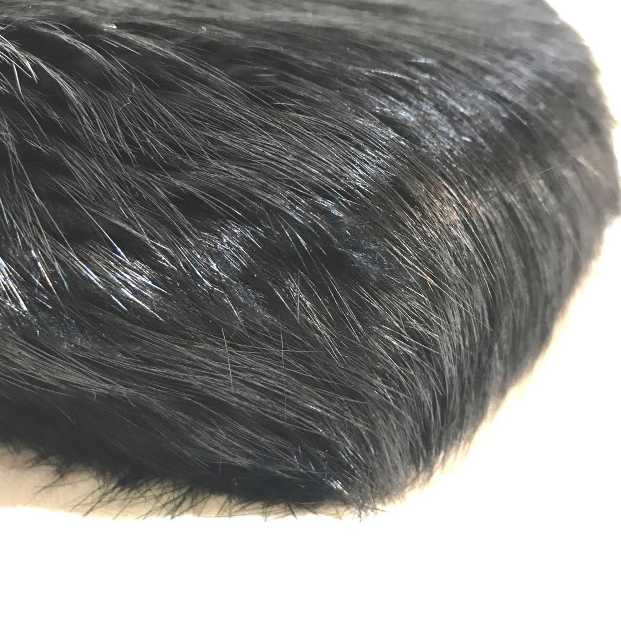 Balenciaga Black Fur Bag
