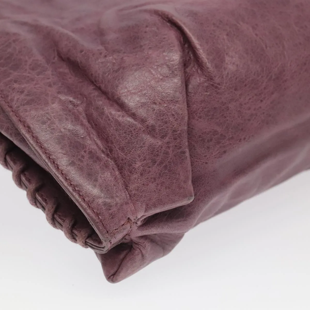 Balenciaga City Purple Leather Bag