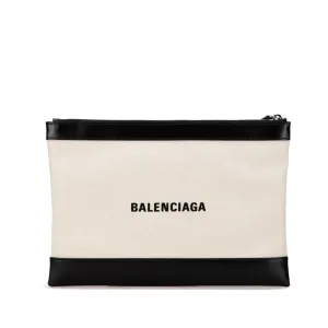 Balenciaga White Canvas Bag
