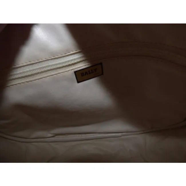 Bally Vintage Pursesdesigner Purses Navy And White Leather Cross Body Bag