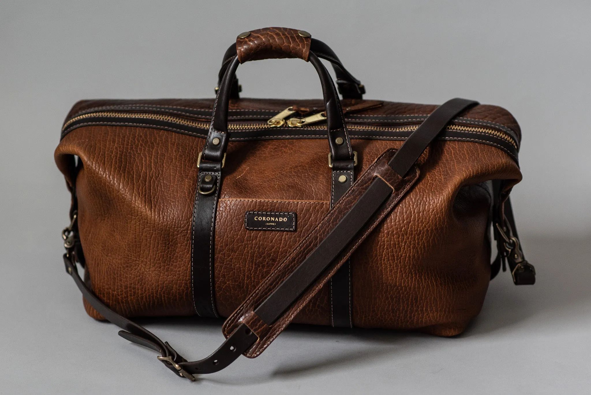 Bison Duffel #105 | Walnut | Coronado Leather