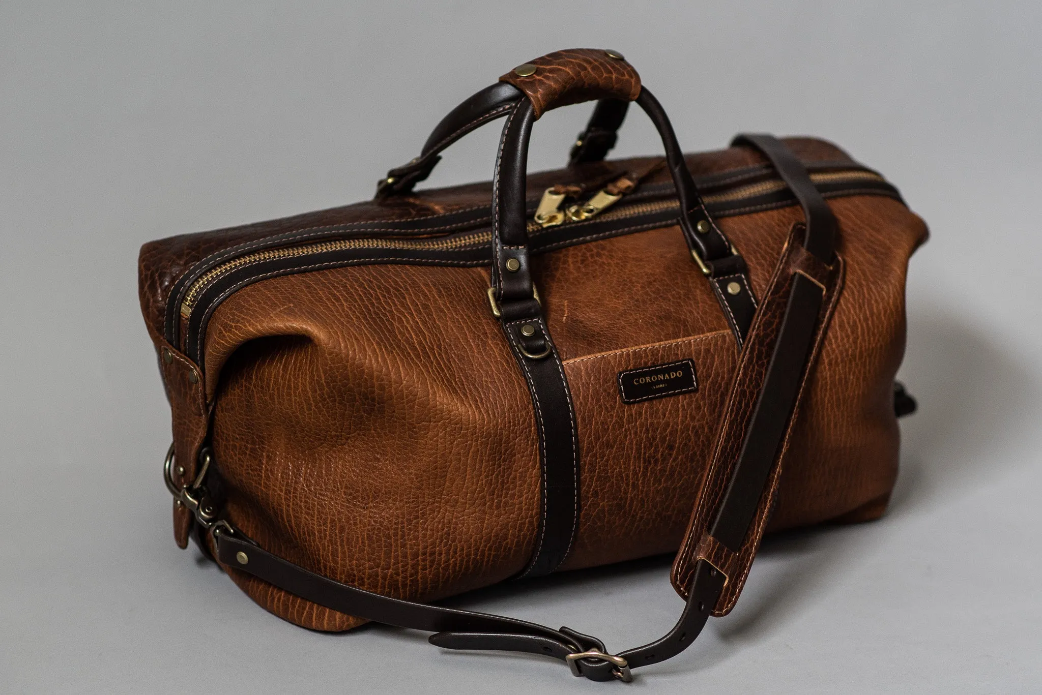 Bison Duffel #105 | Walnut | Coronado Leather