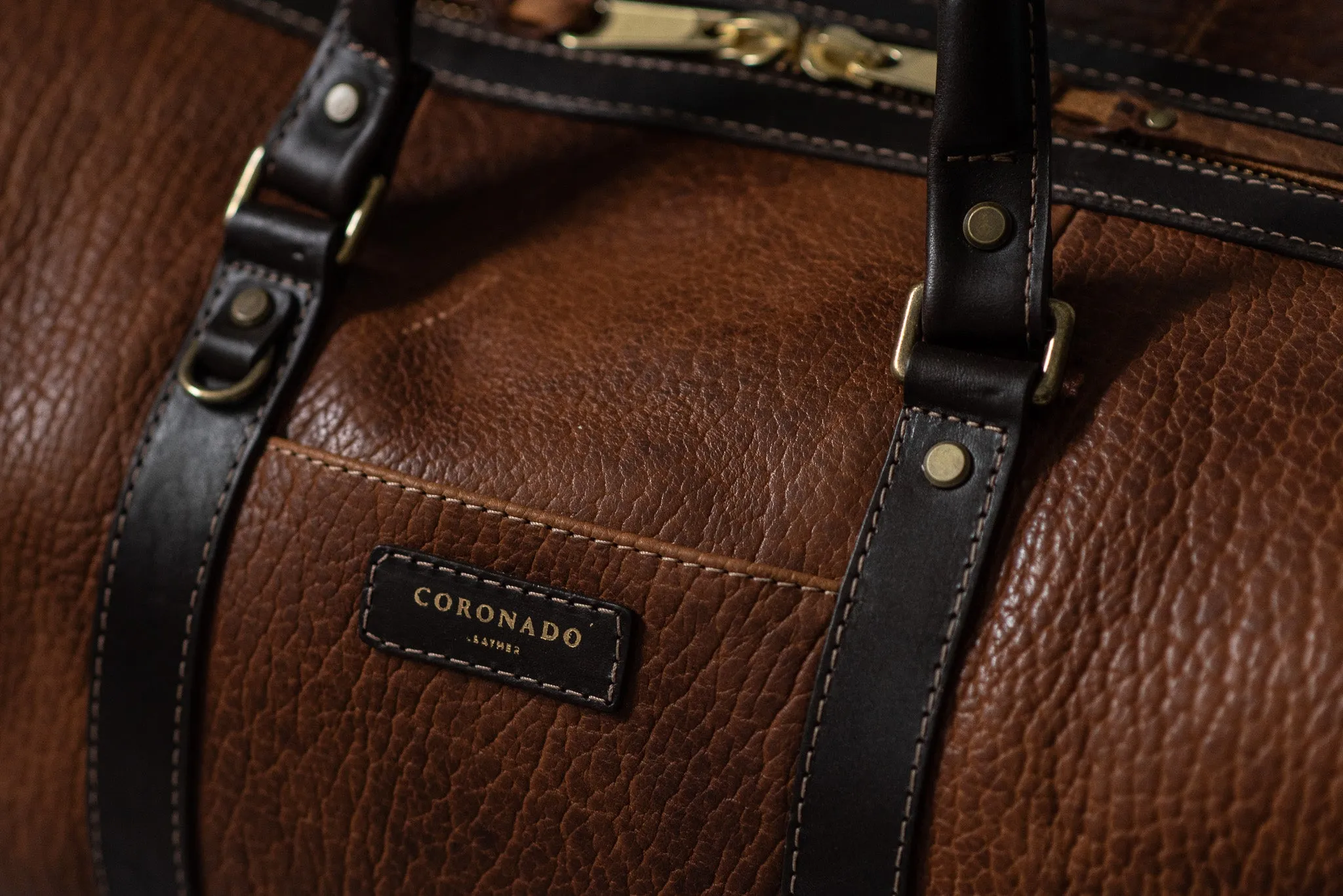 Bison Duffel #105 | Walnut | Coronado Leather