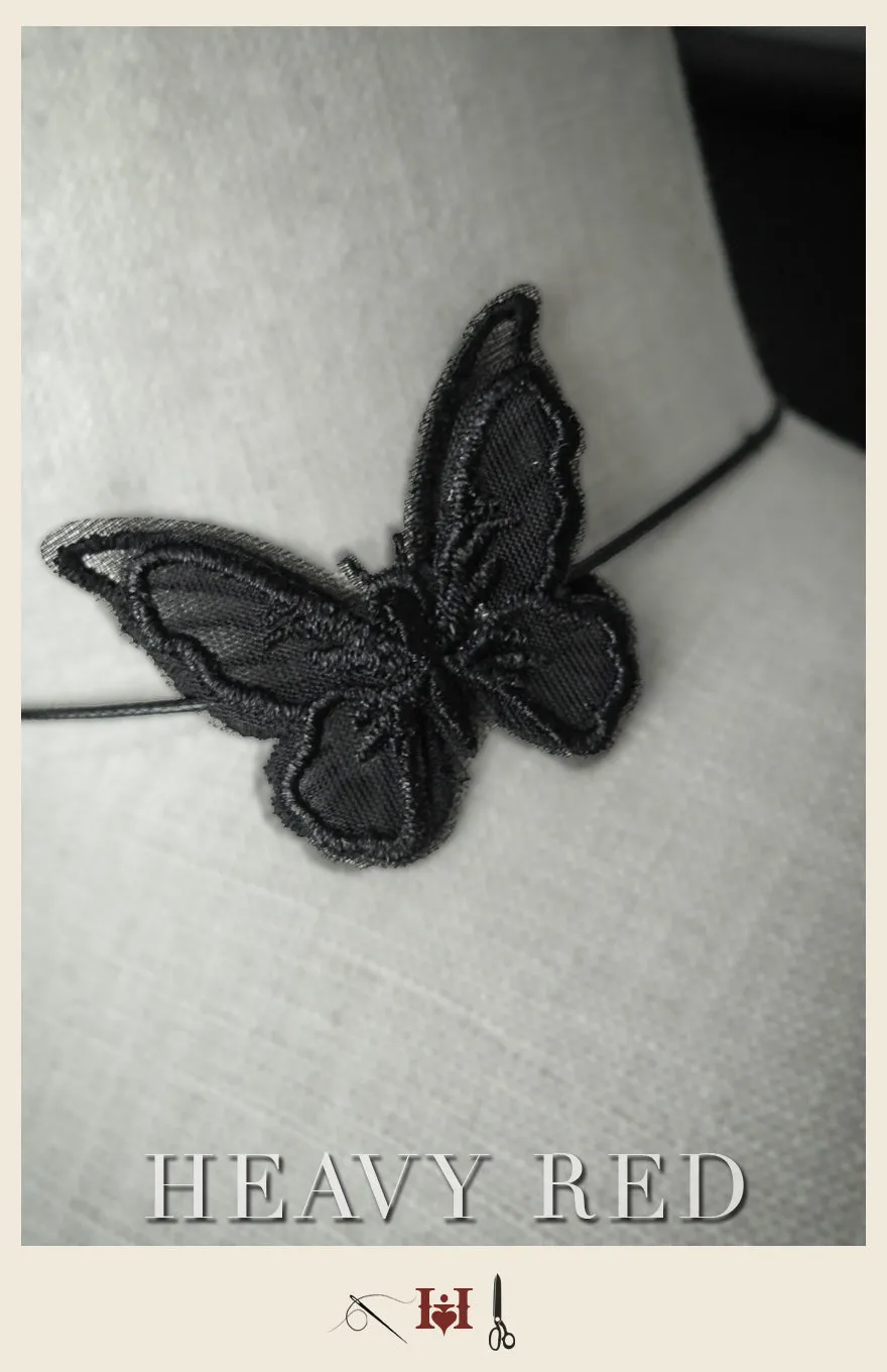 Black Butterfly Choker