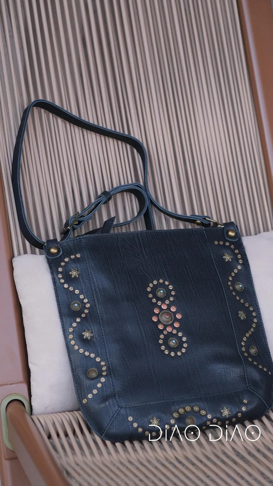 Black Studded Hobo Bag Western Studded Hobo Bag Purse