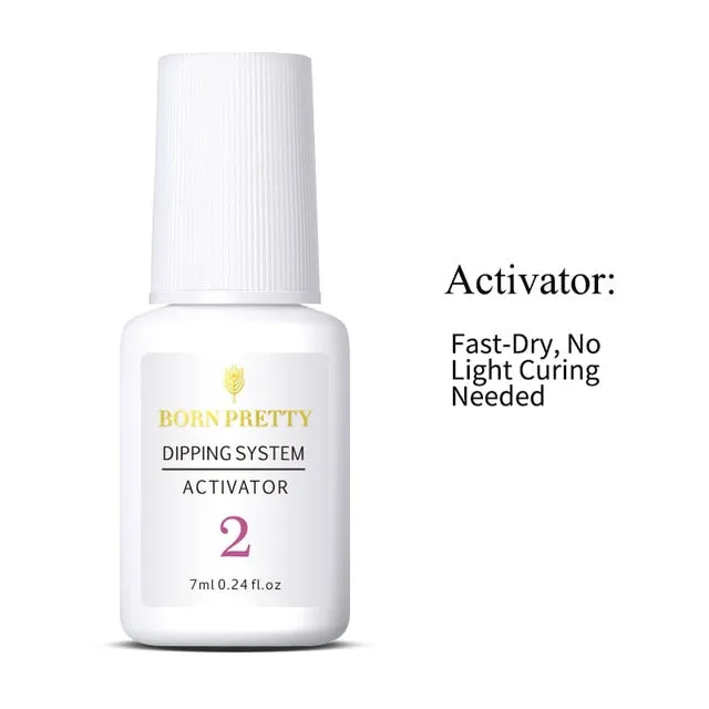 BORN PRETTY Dipping Nail Powders Gradient French Nail Natural Color