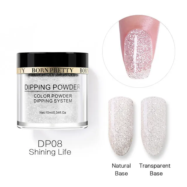 BORN PRETTY Dipping Nail Powders Gradient French Nail Natural Color