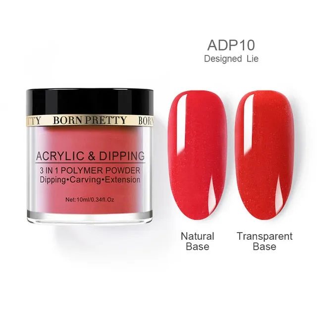 BORN PRETTY Dipping Nail Powders Gradient French Nail Natural Color