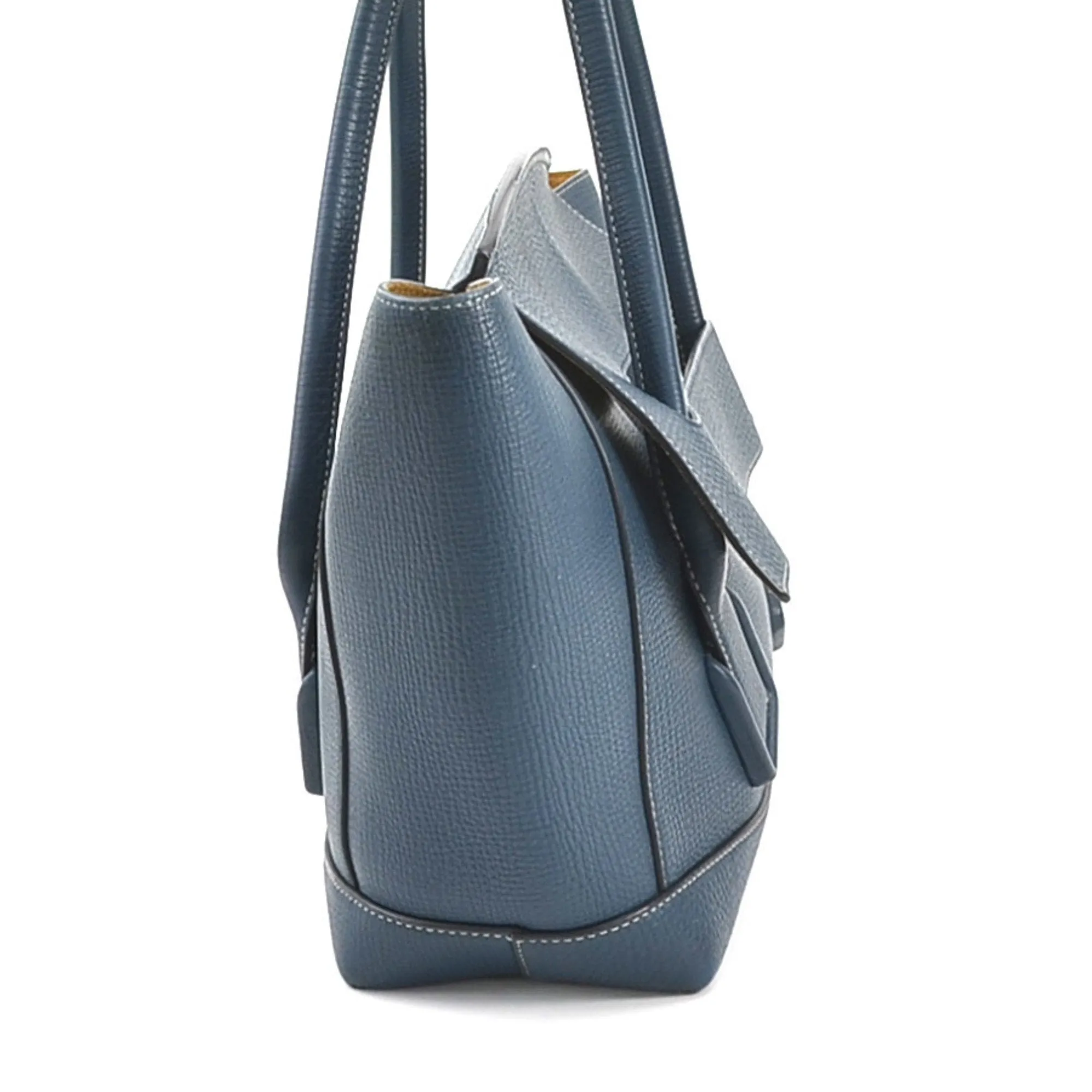 Bottega Veneta Arco Navy Leather Bag