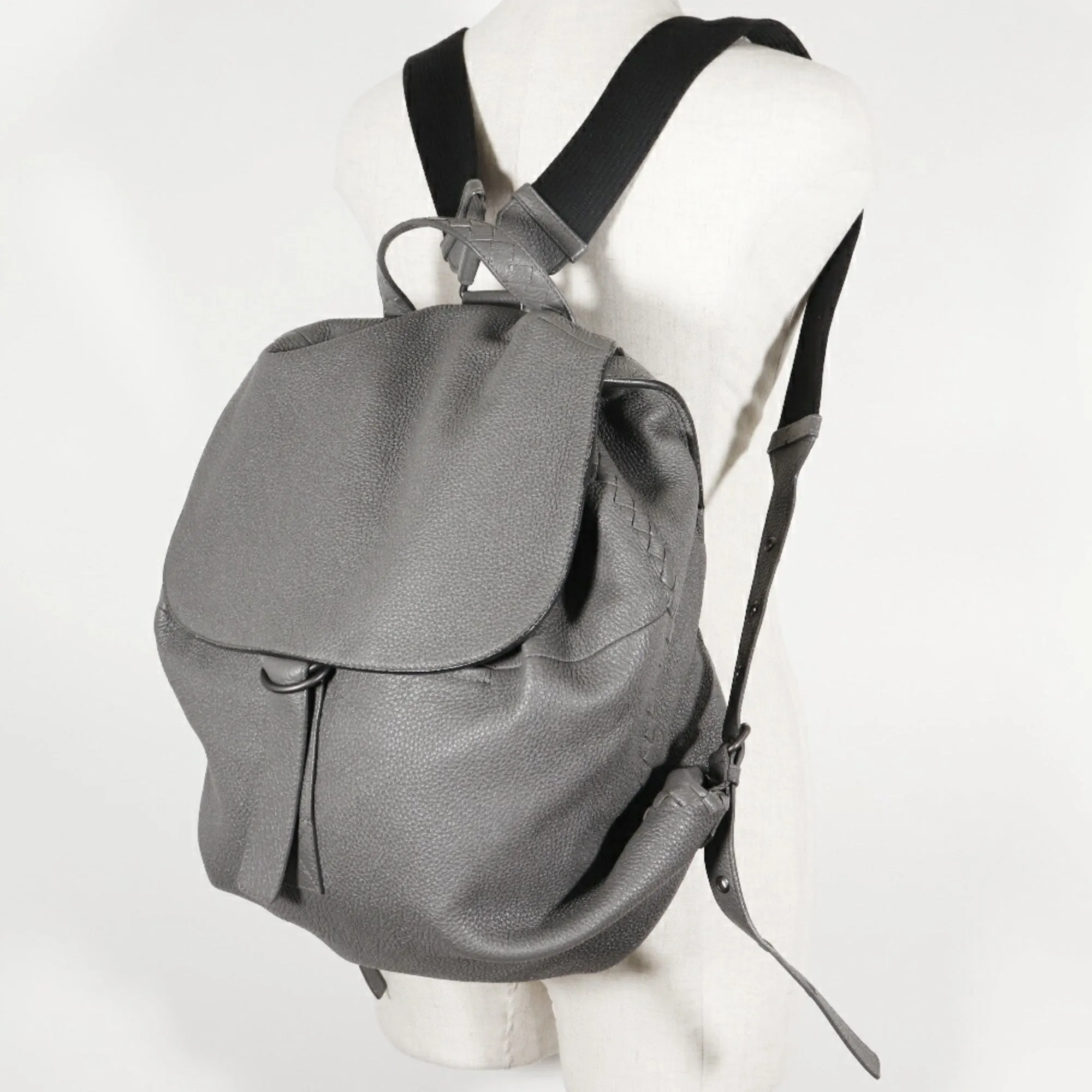 Bottega Veneta Black Pony-Style Calfskin Bag