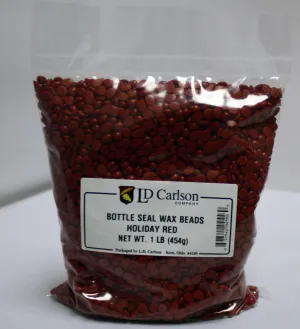 Bottle Wax, Holiday Red 1 lb