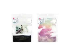 Bottom Gusset Zipper Bags Emotion 5.11in x 6.69in x 3.14in