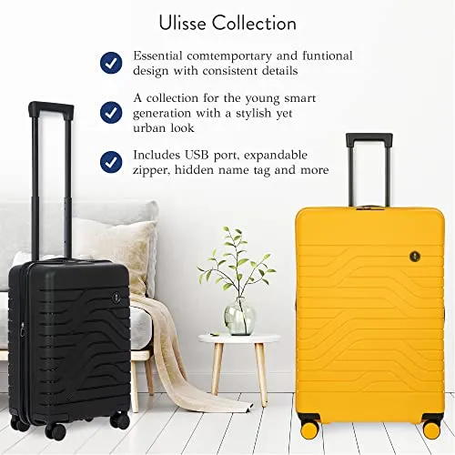 Bric's Ulisse 28 Inch Expandable Spinner Suitcase in Mango