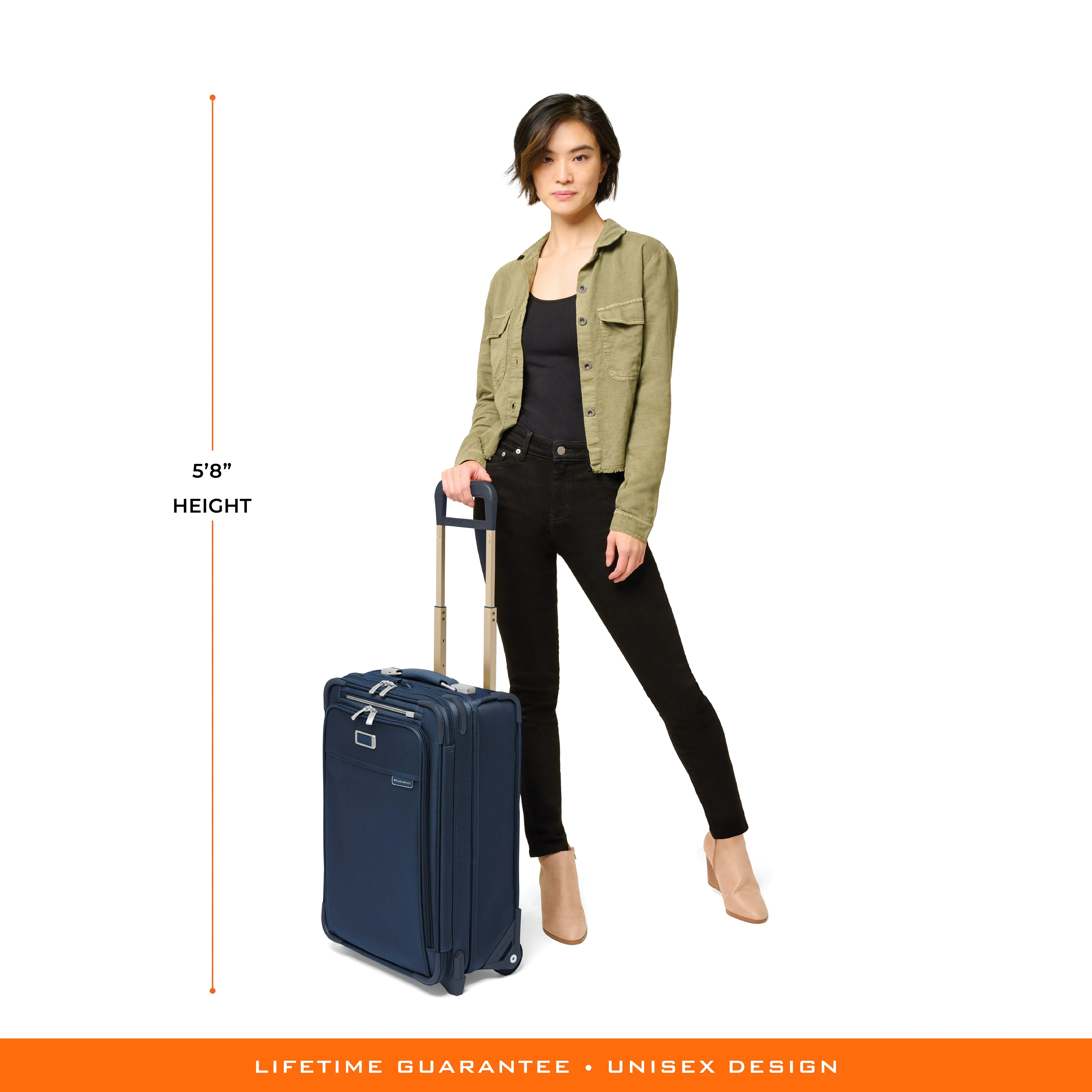 Briggs & Riley Baseline 22" Essential 2-Wheel Expandable Carry-On - Navy