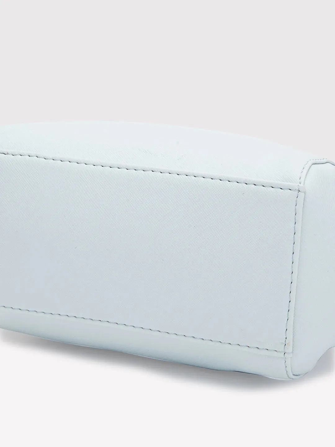 Caprese Holden Small Sling Solid Faux Leather For Women Powder Blue