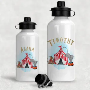Circus Personalised Kids Aluminium Water Bottle 400/600ml