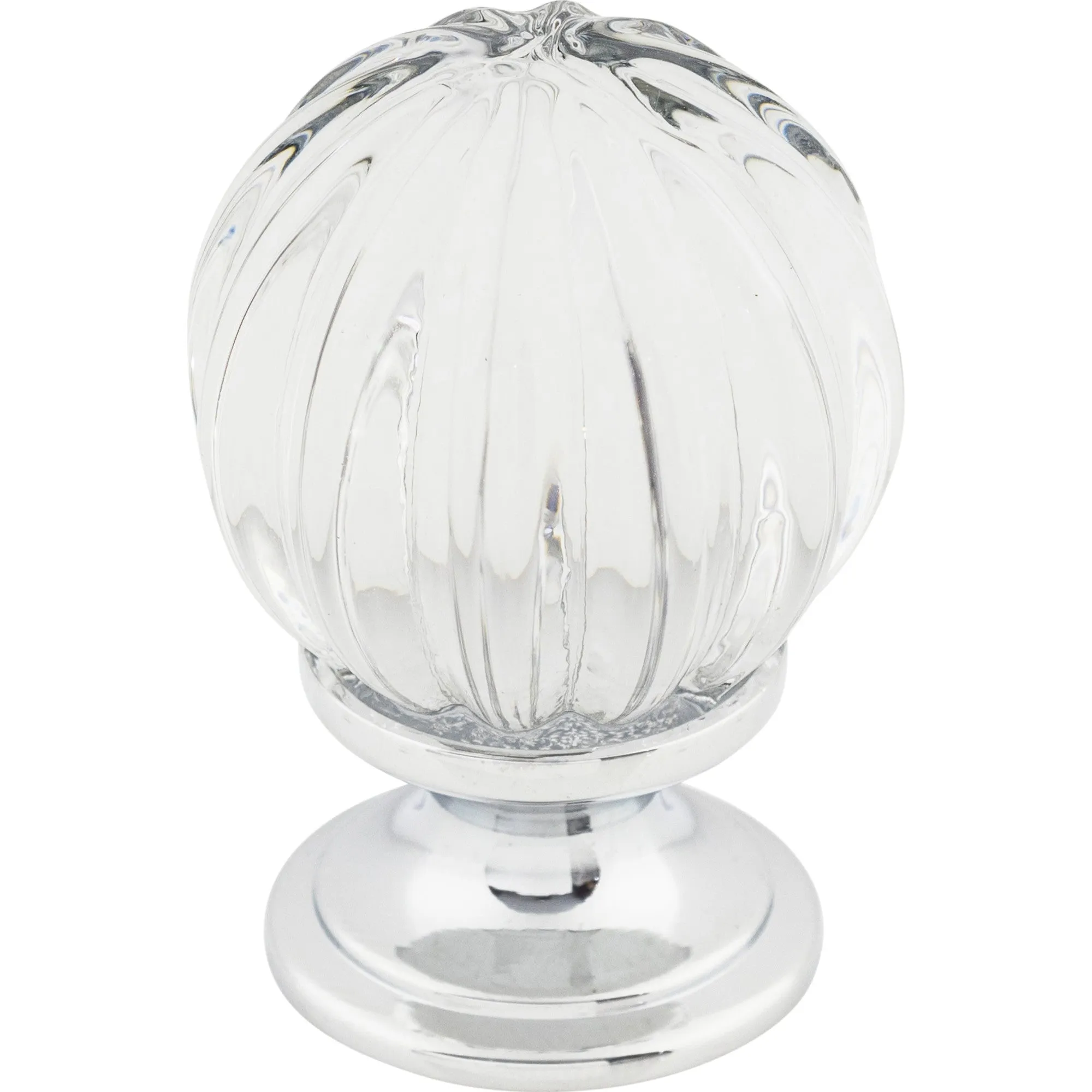 Clear Melon Crystal Knob