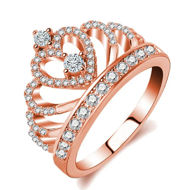 Crystal Crown Ring