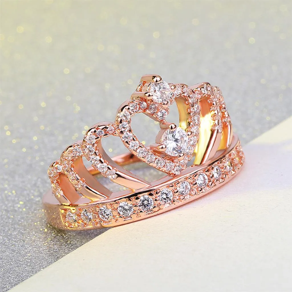 Crystal Crown Ring