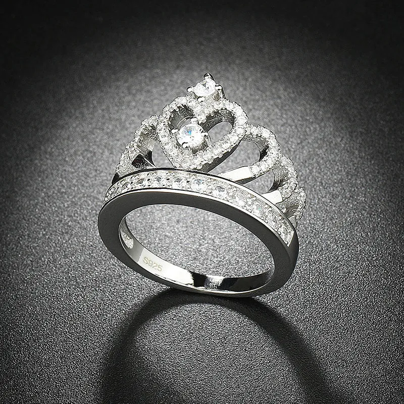 Crystal Crown Ring