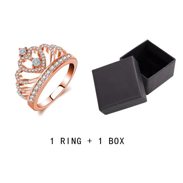 Crystal Crown Ring