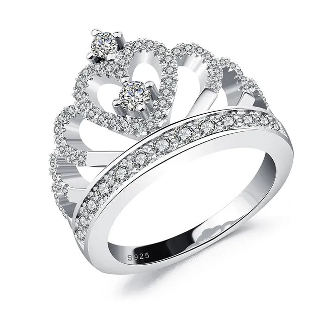 Crystal Crown Ring