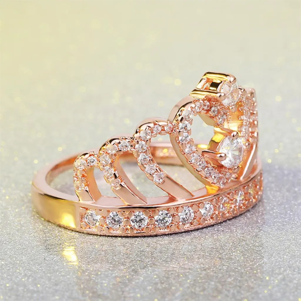 Crystal Crown Ring