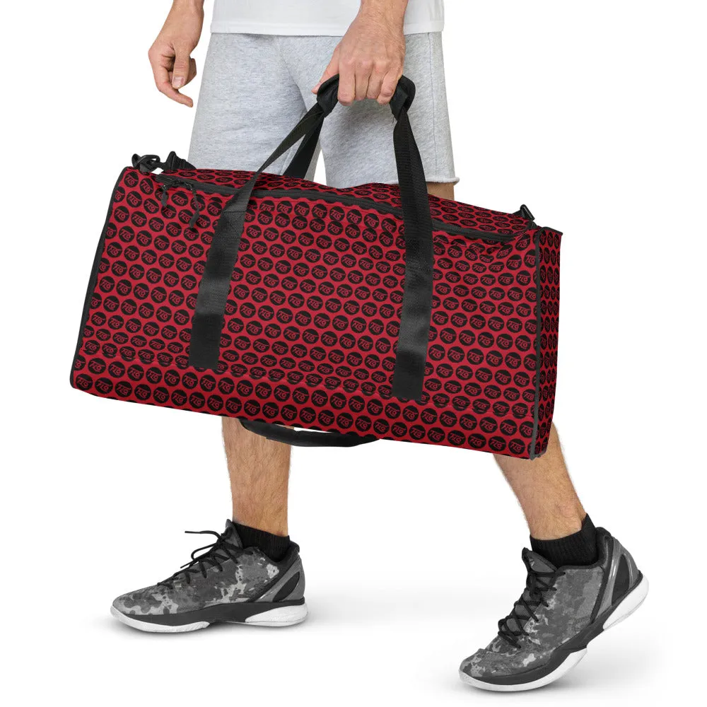 Custom FLO Duffle Bag (Red & Black)