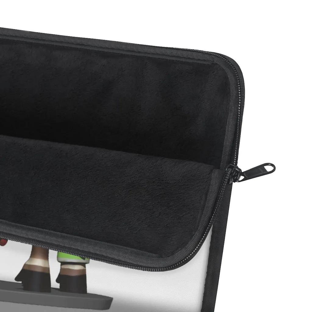 Dark Brown Cow Laptop Sleeve