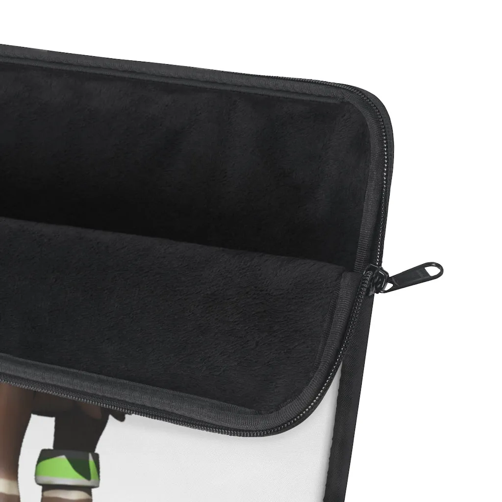 Dark Brown Cow Laptop Sleeve