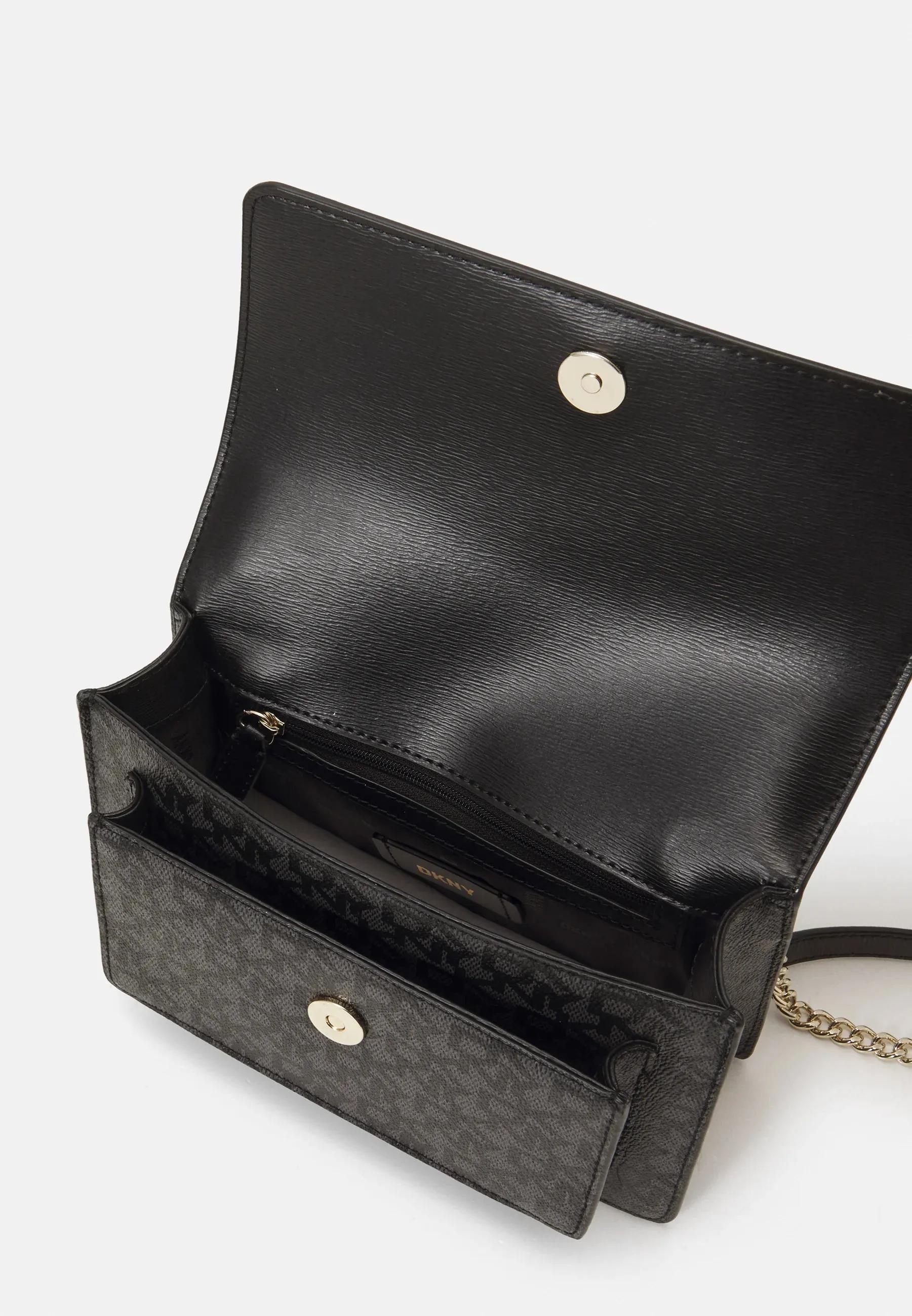 DKNY BRYANT CHAIN FLAP - Across body bag