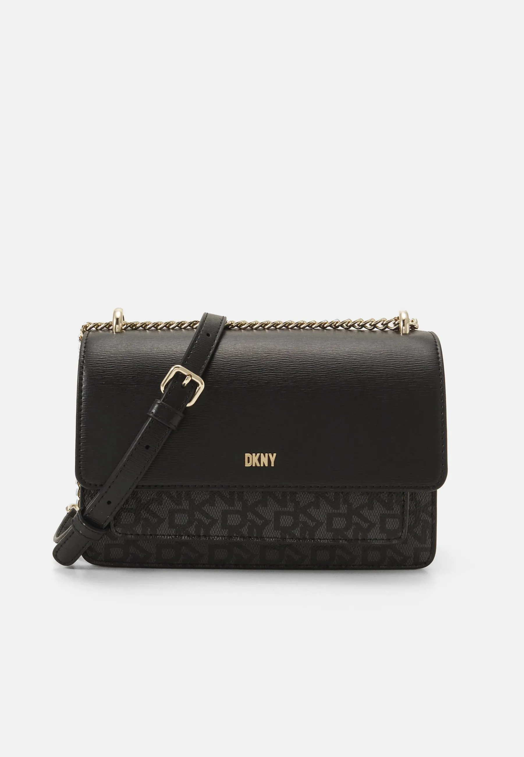 DKNY BRYANT CHAIN FLAP - Across body bag