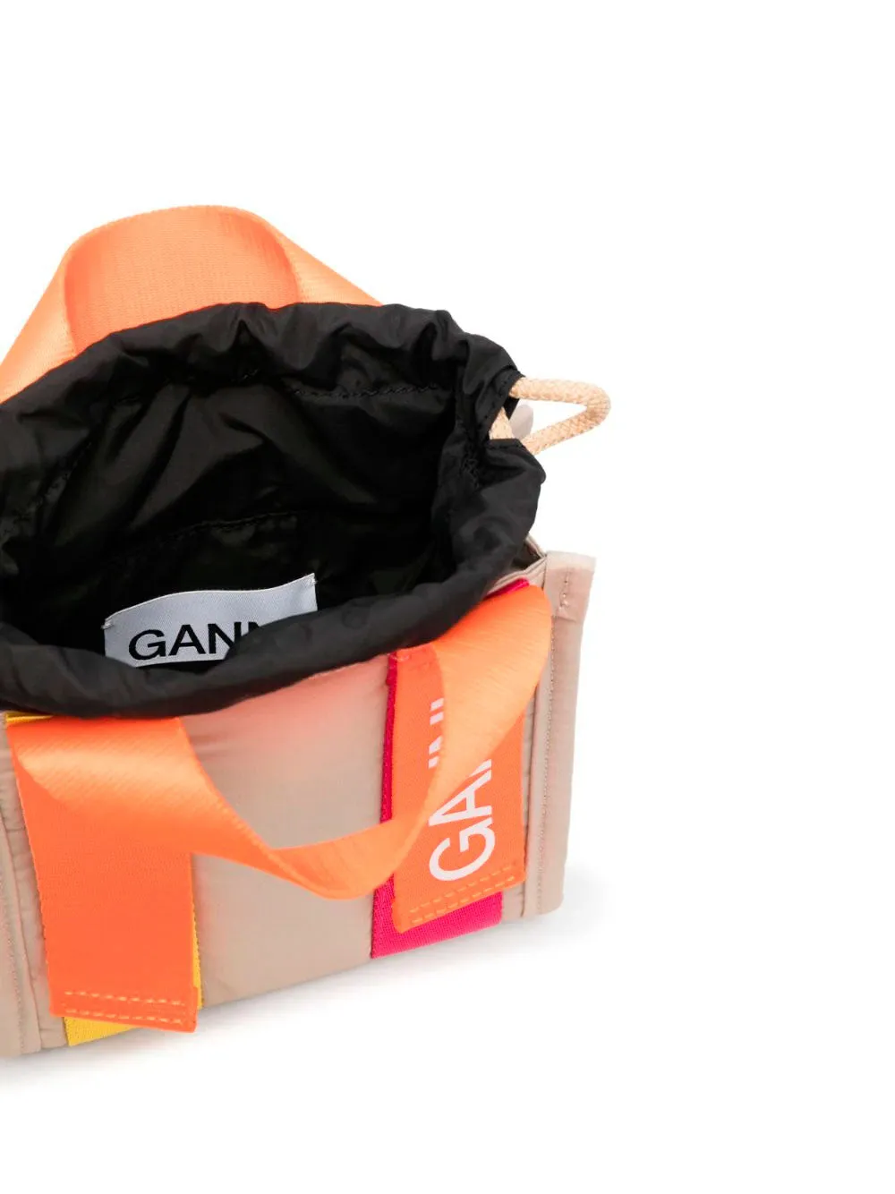 Drawstring mini shopping bag