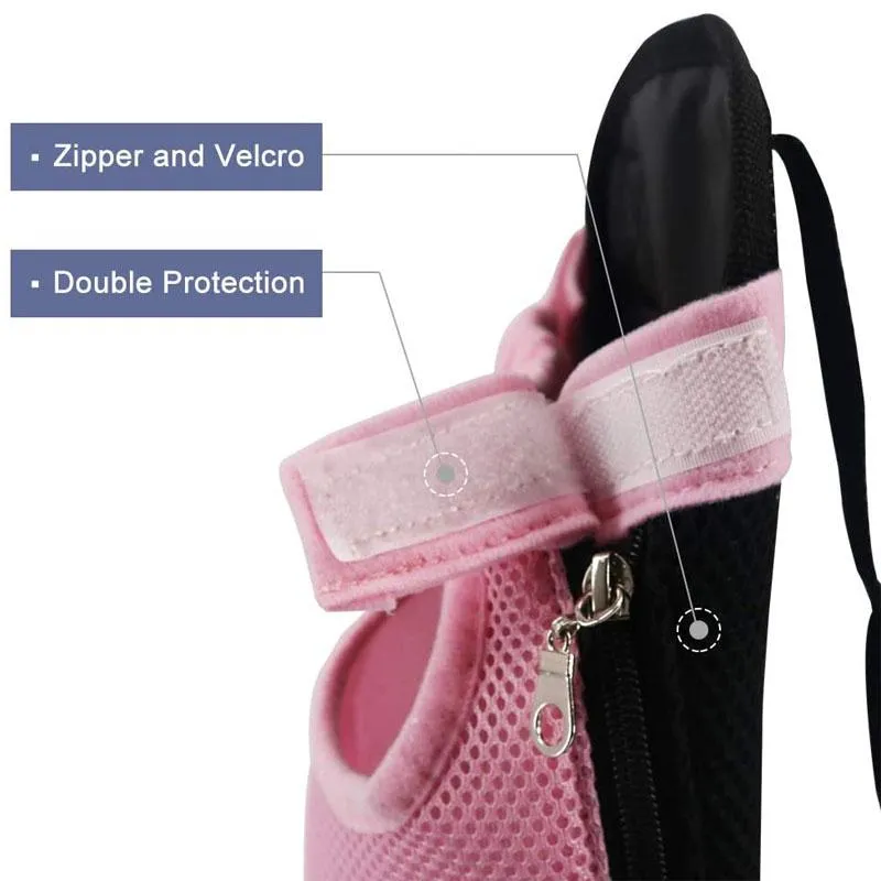 Durable Pet Dog Backpack Front Pack Chest Tote Carrier Net Bag