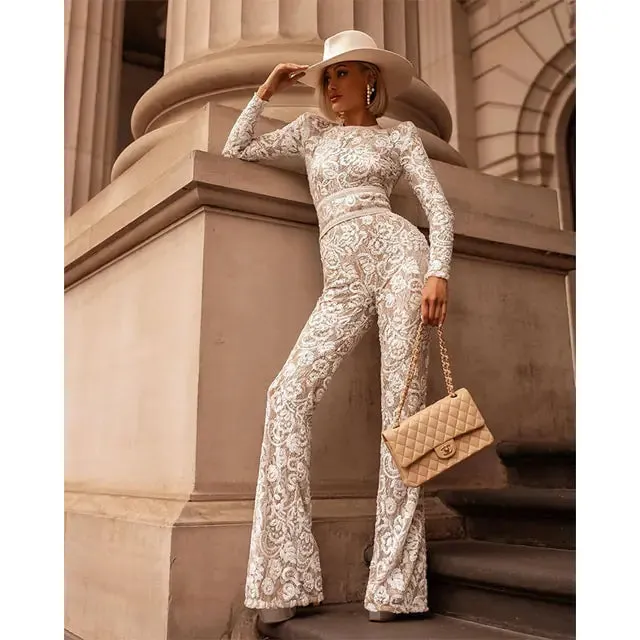 Elegant Lacy Romper
