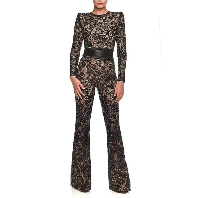 Elegant Lacy Romper
