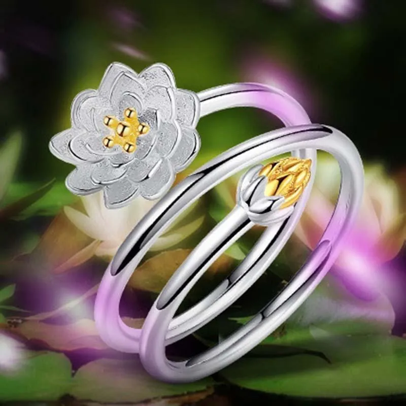 Elegant Lotus Ring