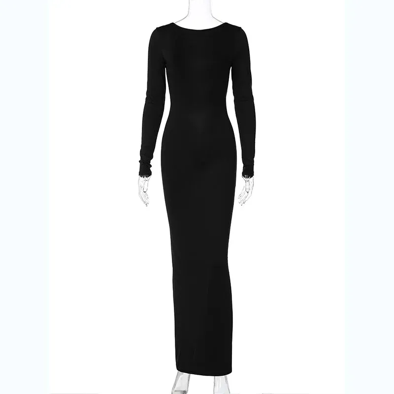 Elegant Maxi Dress for Gala Evenings - Alluring Design